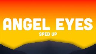 angel eyes (sped up + lyrics) - abba "look into his angel eyes" tiktok