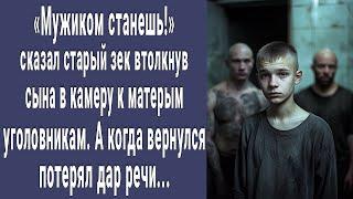 Это почетно! сказал старый зек втолкнув сына в камеру к уголовникам. А через неделю почил письмо...