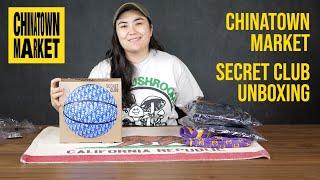 Chinatown Market Secret Club Unboxing | Dior Basketball |  Streetwear 2021