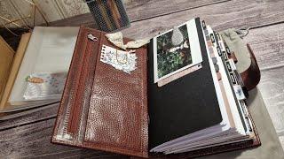 Midori/Организация ежедневника /ASMR moterm planner midori/traveler's notebook/Journal