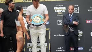 ‘BODY PAINT WEIGH IN’ Cherneka Johnson SHOCKS EVERYONE with O.F OUTFIT | Ellie Scotney MAKES WEIGHT