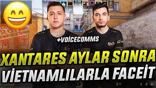 XANTARES WOXİC İLE SESLİ FACEİT POV! VİETNAMLILAR XANTARES'İ GÖRÜNCE SEVİNİYORLAR! ETERNAL FIRE CS2