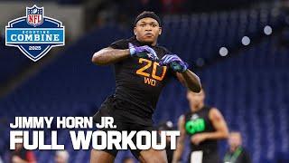 Jimmy Horn Jr.'s 2025 NFL Scouting Combine workout