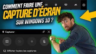 COMMENT FAIRE UNE CAPTURE (ÉCRAN OU VIDÉO) SANS LOGICIEL ? 