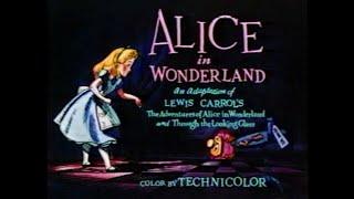 Opening & Closing to Alice in Wonderland 1982 VHS [Walt Disney Home Video]