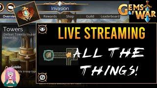 Gems of War - LIVE Streaming ALL THE  THINGS!  August 3, 2023