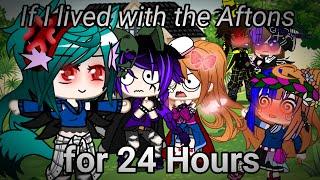 If I lived with the Aftons for 24 HOURS ||《Gacha • Feva》|| Gacha Life