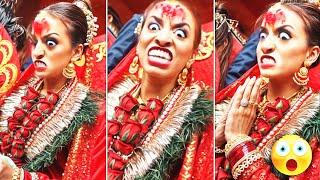 दुल्हन का ऐसा रूप देखकर दूल्हे की रूह कांप गई ।। Must Watch Funny Wedding Moments!