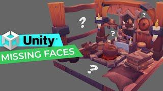 Fix Missing FBX faces in Unity