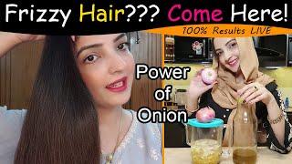 OMG  Power of Onion Hair Keratin to Cure Damaged Frizzy Hair & Gel Smooth Silky Hair