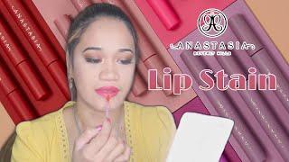 ABH New Release Lip Stain Review /Swatches Anastasia Beverly Hills