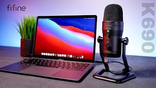 FIFINE K690 - USB Studio Mic - Podcast Streaming Gaming