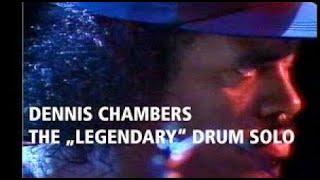 Dennis Chambers: THE LEGENDARY BIG DRUM SOLO (12 Minutes) with Mike Stern -  1991 #drummerworld