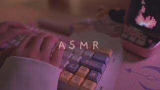 [Cozy ASMR ] typing on 9 different Keyboards (no mid-roll ads)