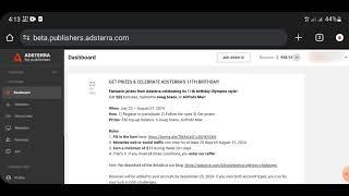 Adsterra Direct Link Earning Tricks