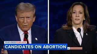 RECAP: How Donald Trump, Kamala Harris discussed abortion in the first presidential debate