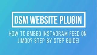 How To Embed Instagram Feed On Jimdo Website?