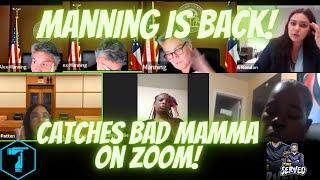 Judge Manning is Back! Catches Bad Mamma on Zoom! Classic! #judge #court