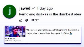 Jawed RESPONDED To YouTube Removing Dislikes! (LOL)