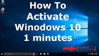 How to Activate Windows 10 without Product Key Offline | 100% Working | Activate Windows