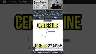 Saca el EJE de dos Líneas en AutoCAD