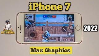 iPhone 7 Pubg Test In 2022 With Max Graphics | Battery Test ,Heating Test ,Performance