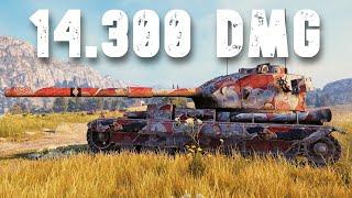 World of Tanks FV215b (183) - 7 Kills 14,3K Damage | NEW WORLD RECORD !