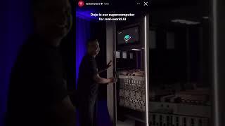 TESLA SHOWS OFF DOJO FOR THE FIRST TIME!