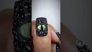 Snake Eye Nails ️ Halloween Nail Art #natdenail #nails #shorts #spookyseason