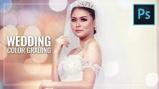 Wedding Color Grading with Bokeh Effect in Photoshop