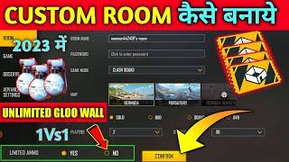 How To Create Custom Room In Free Fire 2023 | How To Create Room In Free Fire 2023 |FF Create Room