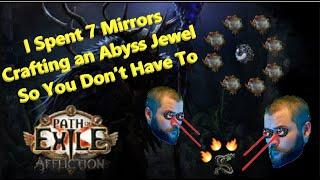 [PoE 3.23] I Spent 7 Mirrors Crafting an Abyss Jewel So You Don't Have To