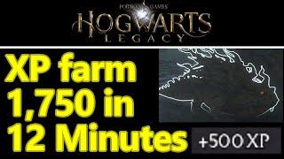 Hogwarts Legacy level up fast with this 1,750 xp in 12 minutes xp farm dugbog location guide farming