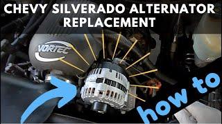 How to Replace Alternator 2000-2007 Chevy Silverado