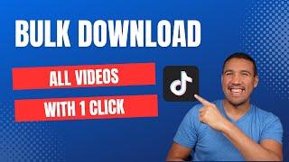 How to Bulk Download Tiktok videos without watermark with 1 click | Tokbackup Review