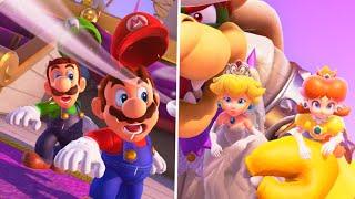 What If Mario & Luigi and Princess Peach & Daisy Were in Super Mario Odyssey?