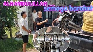 Dapat kiriman mesin Kawasaki KH 250 tiga silinder dari Boze Situbondo.....