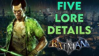 5 LORE Details in the Arkham Games