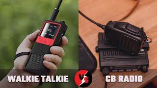 Walkie Talkie vs CB Radio