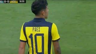 Kendry Paez vs Argentina | First Game with the Number 10 and he Meets Lionel Messi