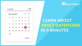 Learn About React DatePicker in 5 Minutes