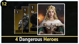 D12: 4 Dangerous Heroes in Viking Rise || Viking Rise Tips
