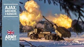 Snow Soldiers: Ajax, Archer and 3 Ranger | British Army