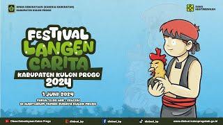 LIVE STREAMING | FESTIVAL LANGEN CARITA 2024 TK . KABUPATEN KULON PROGO | SABTU, 01 JUNI 2024