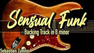 Sensual Funk Groove Guitar Backing Track in B minor | SZBT 1044