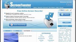 Screencasting mit ScreenToaster