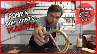 Desamassando pompa de Trombone com Haste Flexível | Padovani Music School