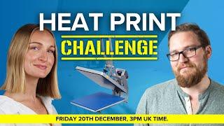 Put the Heat Print PRO's to the test! LIVE surprise printing