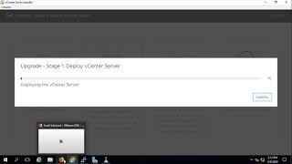 Demonstration of vCenter Server Appliance 6.7 Upgrade to vCenter 7