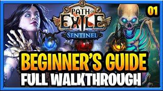 Path of Exile Sentinel Beginner Guide PoE Full Walkthrough 3.18 Sentinel PoE Part 1 Act 1